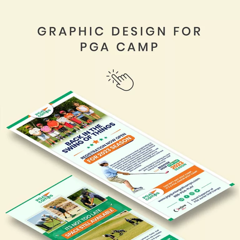 Graphic design for PGA golf by ahsanaq