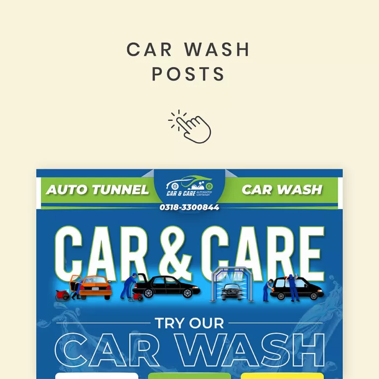 car wash posts design by ahsanaq